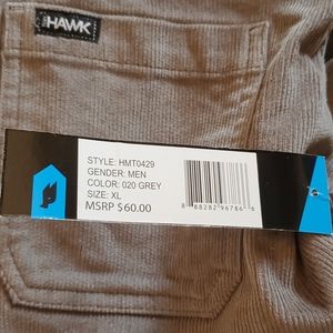 Men's Tony Hawk corduroy zip-up shirt/jacket